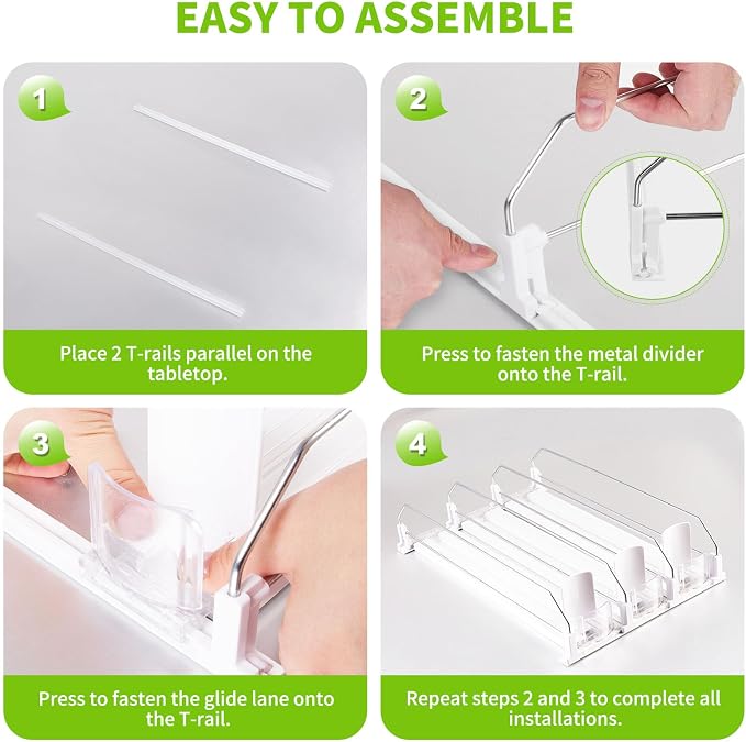 Drink Organizer for Fridge, Soda Can Dispenser for Refrigerator, Automatic - Image 6