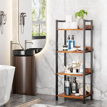 Furologee 4 Tier Bookshelf - Image 8