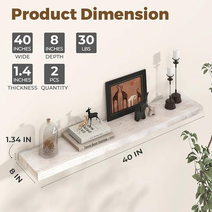 Axeman Floating Shelves for Wall - Image 3
