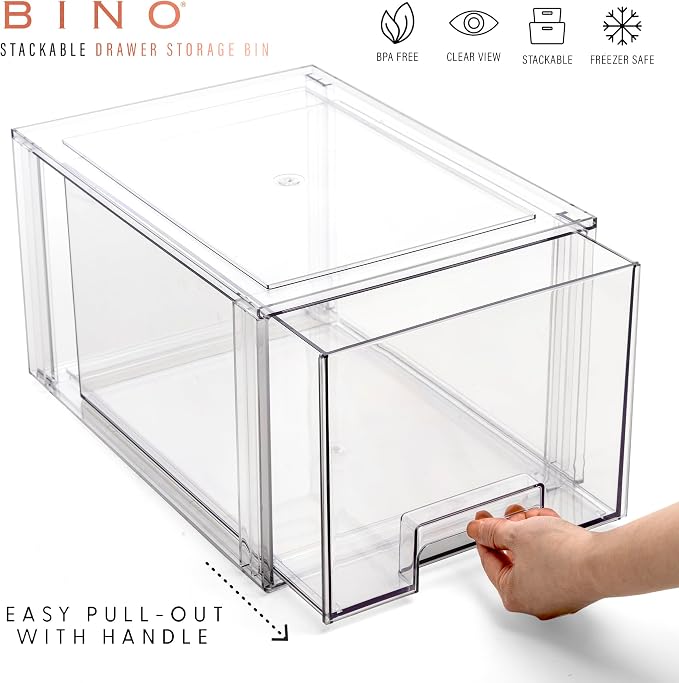 BINO | Stackable Storage Drawers, Tall Large - Image 2