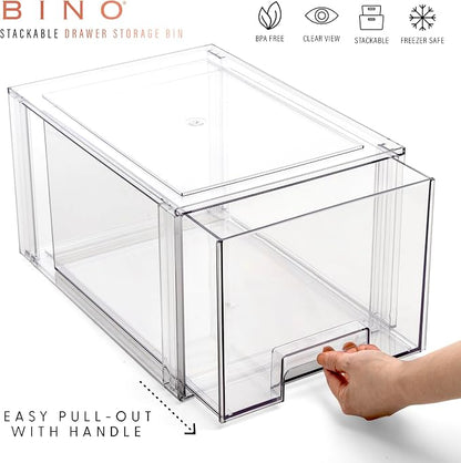 BINO | Stackable Storage Drawers, Tall Large - Image 2