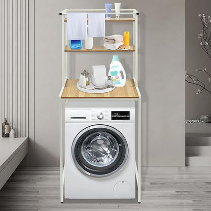 Over Washer and Dryer Shelves, Dryer Storage Shelf, 3 Tiers Laundry Room - Image 2
