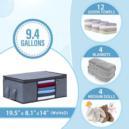 VENO 3 Pack Medium Clothes Storage Bag Organizer - Image 4