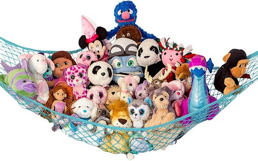 Stuffed Animal Hammock | Corner Stuffed Animal Storage & Plushie Net | Toy by LillysLove