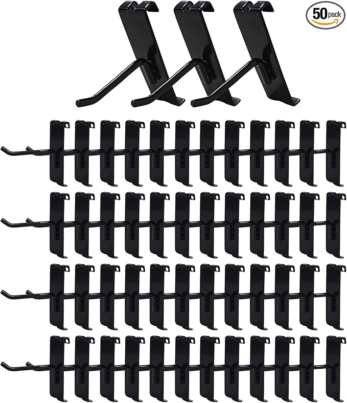 Gridwall Hooks 2 Inch, Heavy Duty Gridwall Hook by 7RiversART