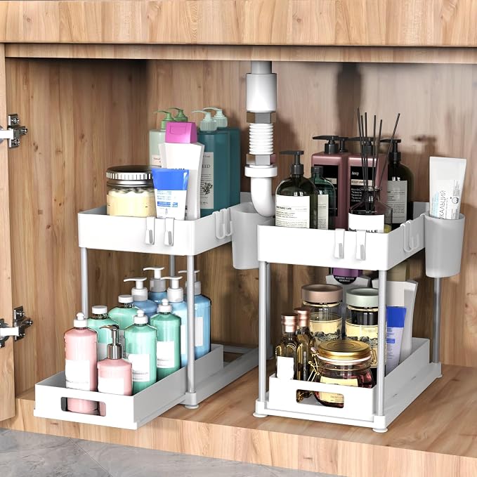 2 Pack Under Sink Organizer - Image 2