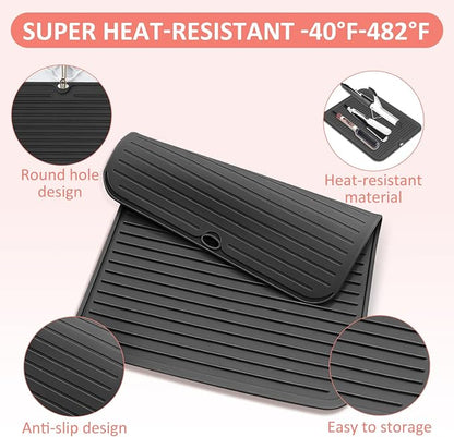 Quccefods Large Heat Resistant Silicone Mat - Image 3