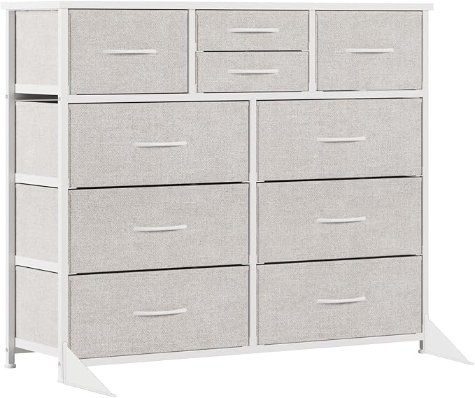 LUMTOK 10 Drawers Dresser with Fabric Bins - Image 10