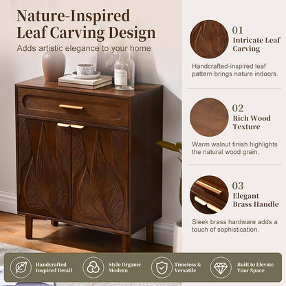 Ahokua Mid Century Modern Accent Cabinet - Image 3