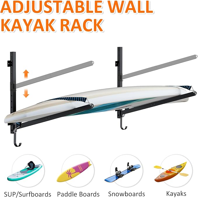 ​Kayak Storage Rack for Garage Wall Mount - Image 3