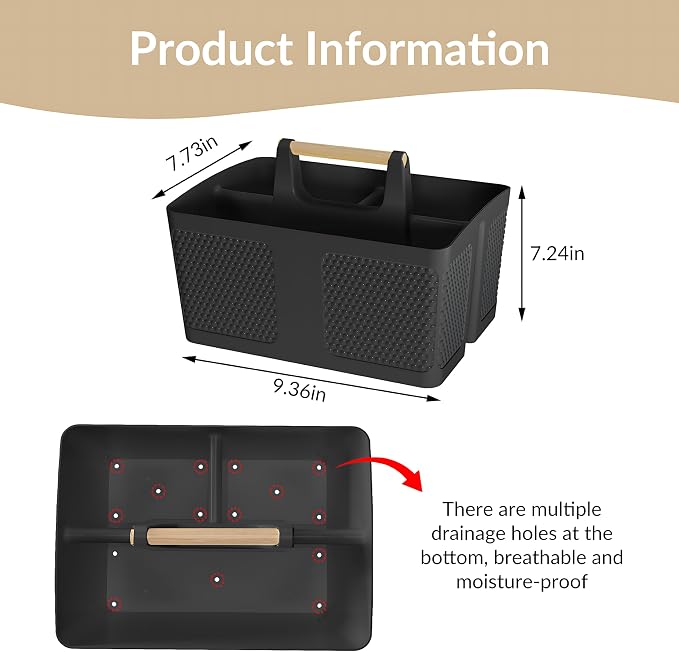 Shower Caddy Portable and Cleaning Caddy Organizer - Image 3