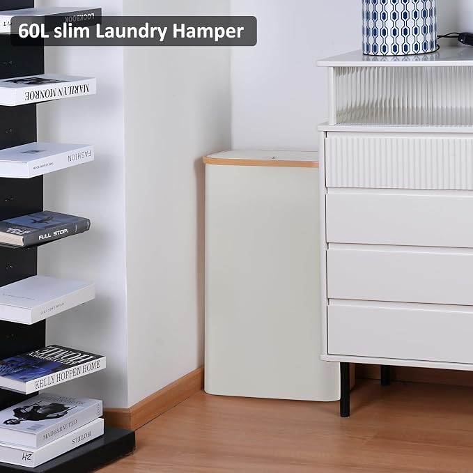 Slim Laundry Hamper, Narrow laundry Hamper - Image 4