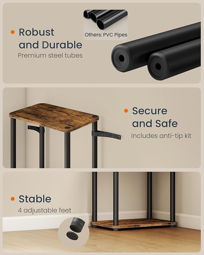 VASAGLE Superfast Toolless Assembly, 5-Tier Shelf - Image 6