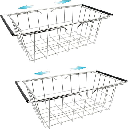 Orgneas Expandable Chest Freezer Basket, Stainless Steel Hanging Deep Freezer by Orgneas