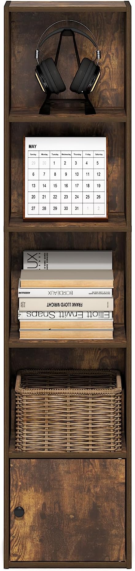 Furinno LUDER Book Shelf, 5-Tier Bookshelf - Image 6