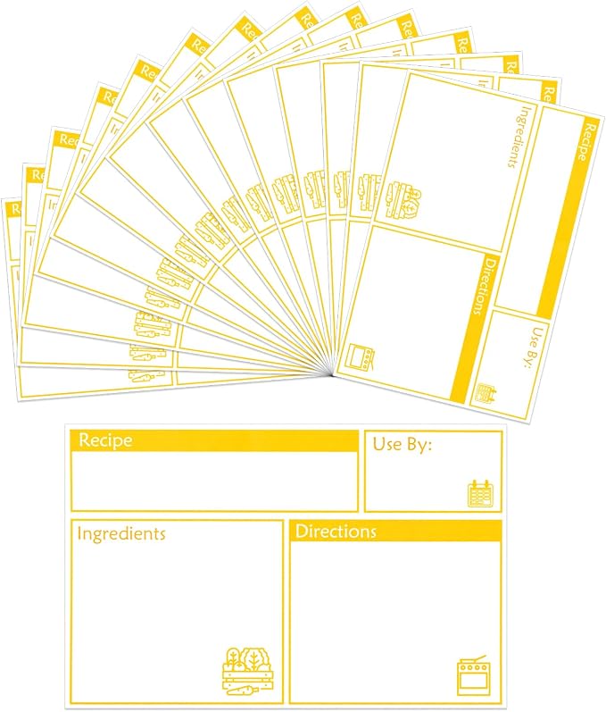 100pcs Labels for Freezer Bags Freezer Meal Labels - Image 2