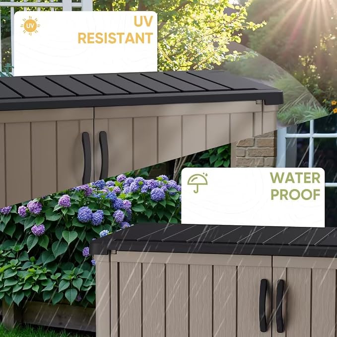 Devoko Outdoor Storage Cabinet 50 Cu Ft - Image 3
