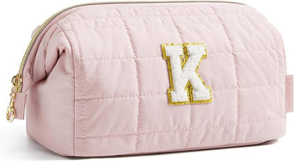 BAGSMART Birthday Gifts Personalized Initial Makeup Bag, Trendy Stuff Gifts - Image 8