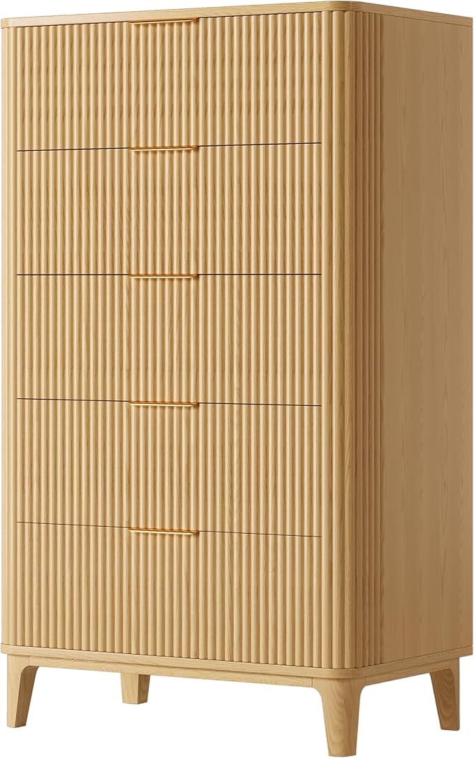 Fluted Dresser for Bedroom - Image 9