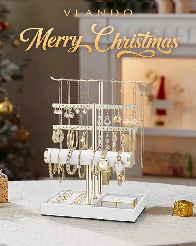 Vlando 3 Tier Jewelry Stand Organizer - Image 2