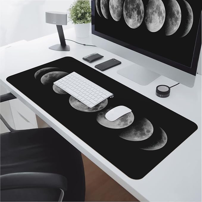 Desk Mat, Celestial Moon Phases Extended Gaming Mouse Pad - Image 7