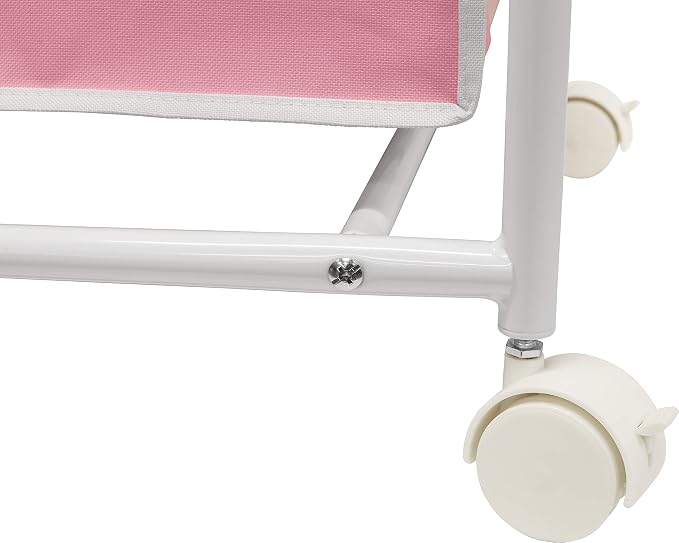 Simple Houseware 2-Bag Heavy Duty Rolling Laundry Sorter Cart - Image 5