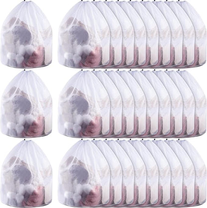48 Pcs 24 * 32 Inches Fine Mesh Laundry Bag by Fabbay