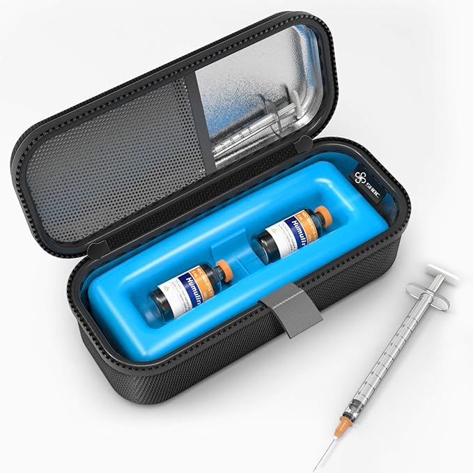 SHBC Medical Cooler Insulin Vial Carrying Travel Case TSA Approved Protector - Image 3