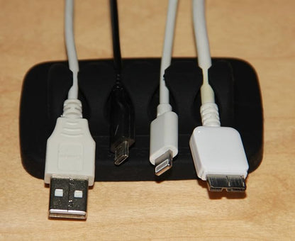 Desktop Cable Organizer, Eco-Friendly Silicone, No Bad Smell, Bundled - Image 8