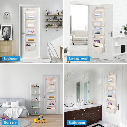 MAX Houser 5-Shelf Over The Door Hanging Organizer - Image 4