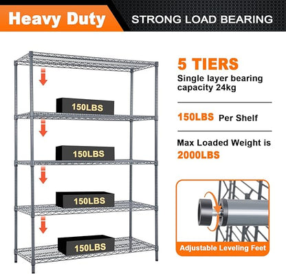 Land Guard 5 Tier Storage Racks and Shelving - Image 3