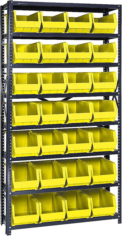 Quantum Storage Systems QSBU-240YL Giant Open Hopper Steel Shelving System by QuantumStorageSystems
