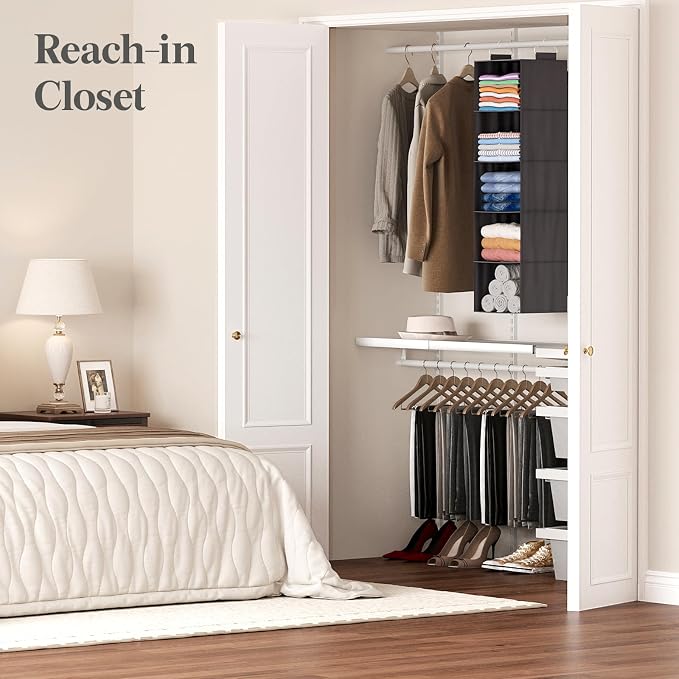 Lifewit 5 Tier Hanging Closet Organizer and Storage - Image 8