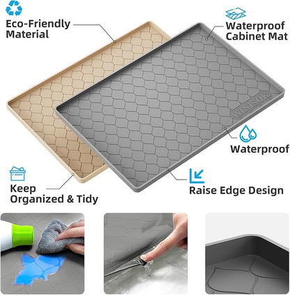 Silicone Under Sink Mat 40" x 19", Kitchen Essentials and Gadgets, Shelf Liner - Image 2
