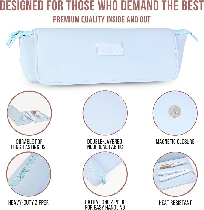 BAREFOOT CARIBOU Hair Tools Travel Bag and Heat Resistant Mat - Image 8