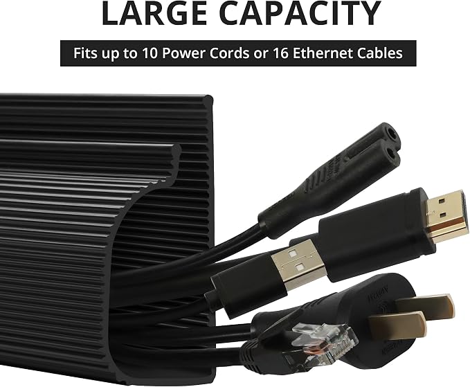 Cable Management Under Desk Self Adhesive Cable Raceways Channel - Image 3