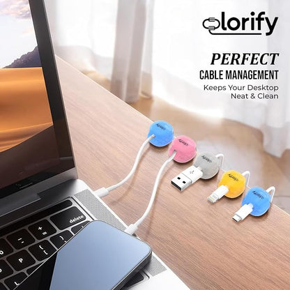 Spring Cable Clips 8-Pack Adhesive Cord Holders - Image 7