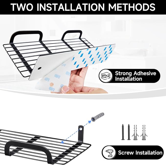 Straighteners Holder Wall Mounted Metal Hair Dryer Holder - Image 9