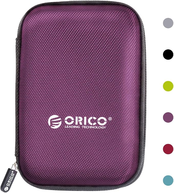 ORICO Hard Drive Case 2.5 inch External Drive Storage Carrying Bag Waterproof by ORICO