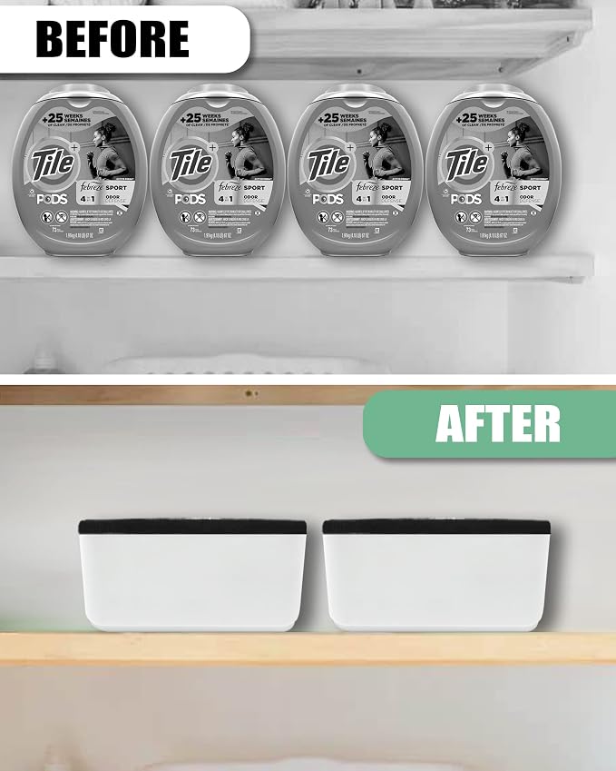 Skywin-2 Pack Laundry Pods Container - Image 3