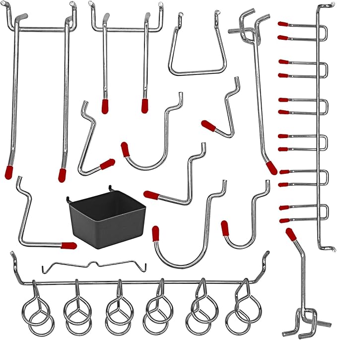 114 pcs Pegboard Hooks Assortment - Image 5