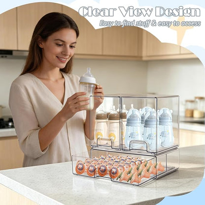 Baby Bottle Organizer with Hooks - Image 5