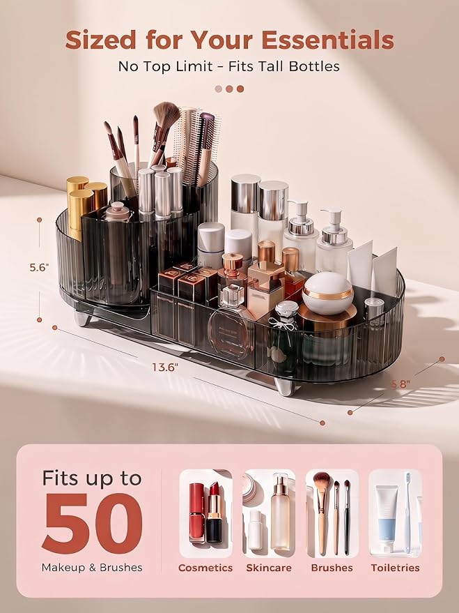 Booklov Rotating Makeup Organizer - Image 2