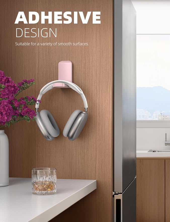Lamicall Headphone Stand, Sticky Headset Hanger - Image 3