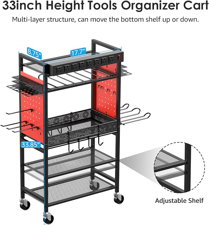 CCCEI Power Tool Organizer Cart - Image 5