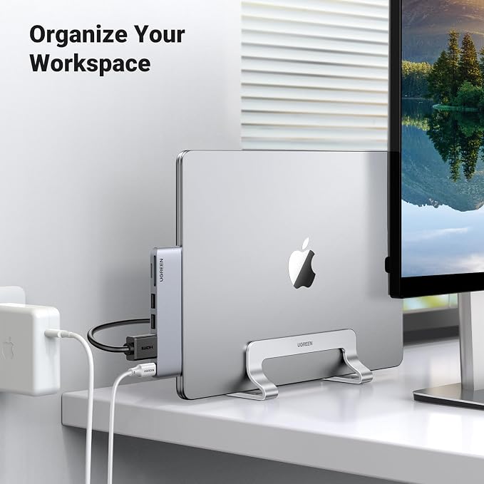 UGREEN Vertical Laptop Stand Holder - Image 5
