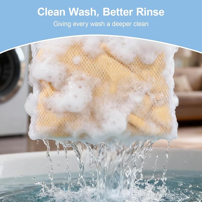 Honeycomb Mesh Laundry Bags 3 Pack, Durable Washing Bags - Image 3
