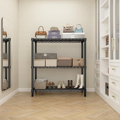 ROOMTEC 3-Tier Heavy Duty Wire Shelving Unit, 1200 lbs Total Capacity - Image 5