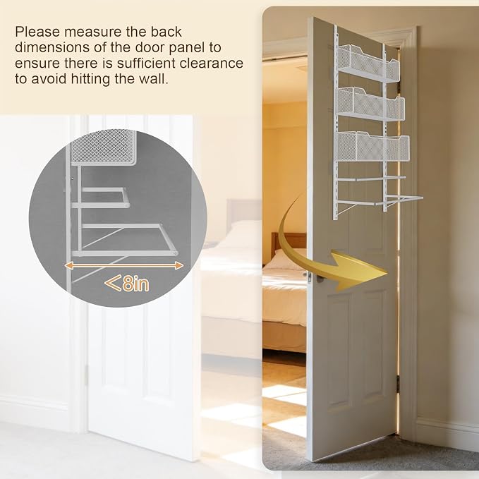 VyGrow Over The Door Clothes Hanging Rod - Image 7