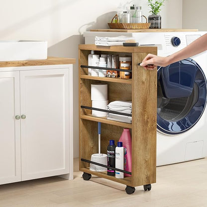Tribesigns Slim Storage Cart, Rolling Narrow Kitchen Cart on Wheels - Image 3